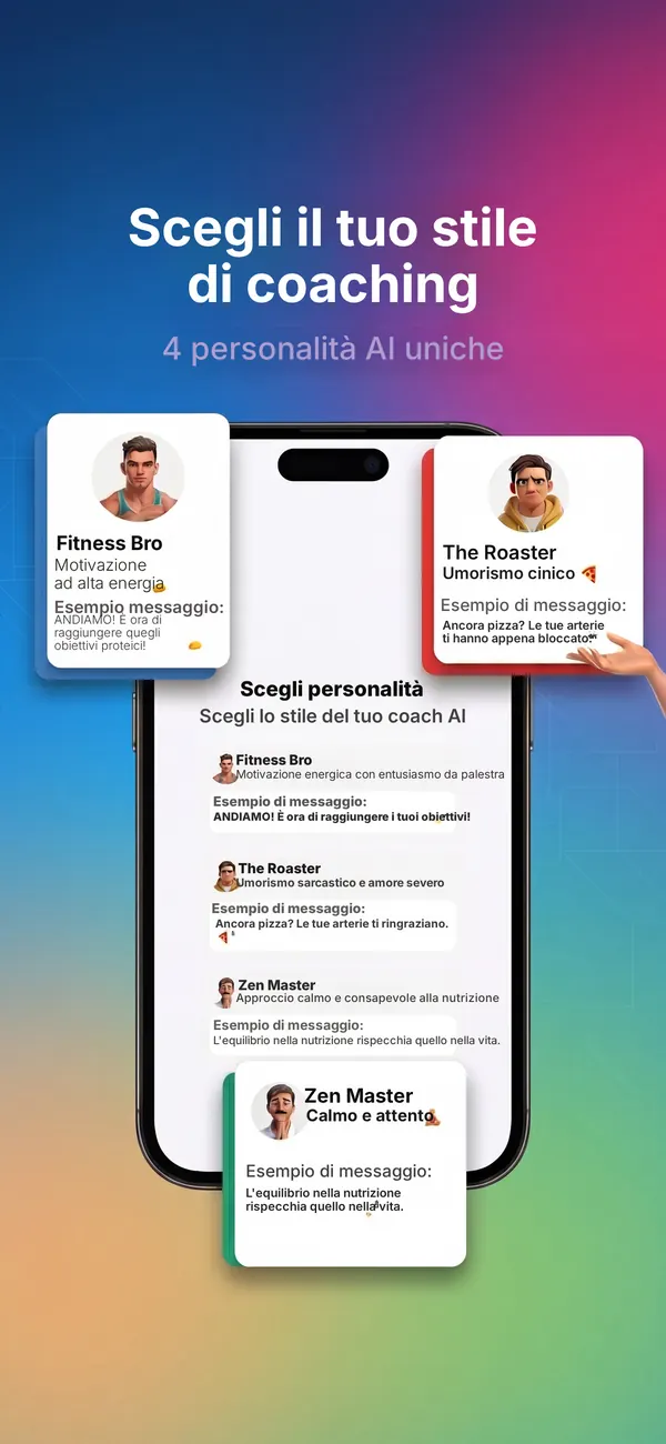 Scelta della personalità del coach in Kaloria