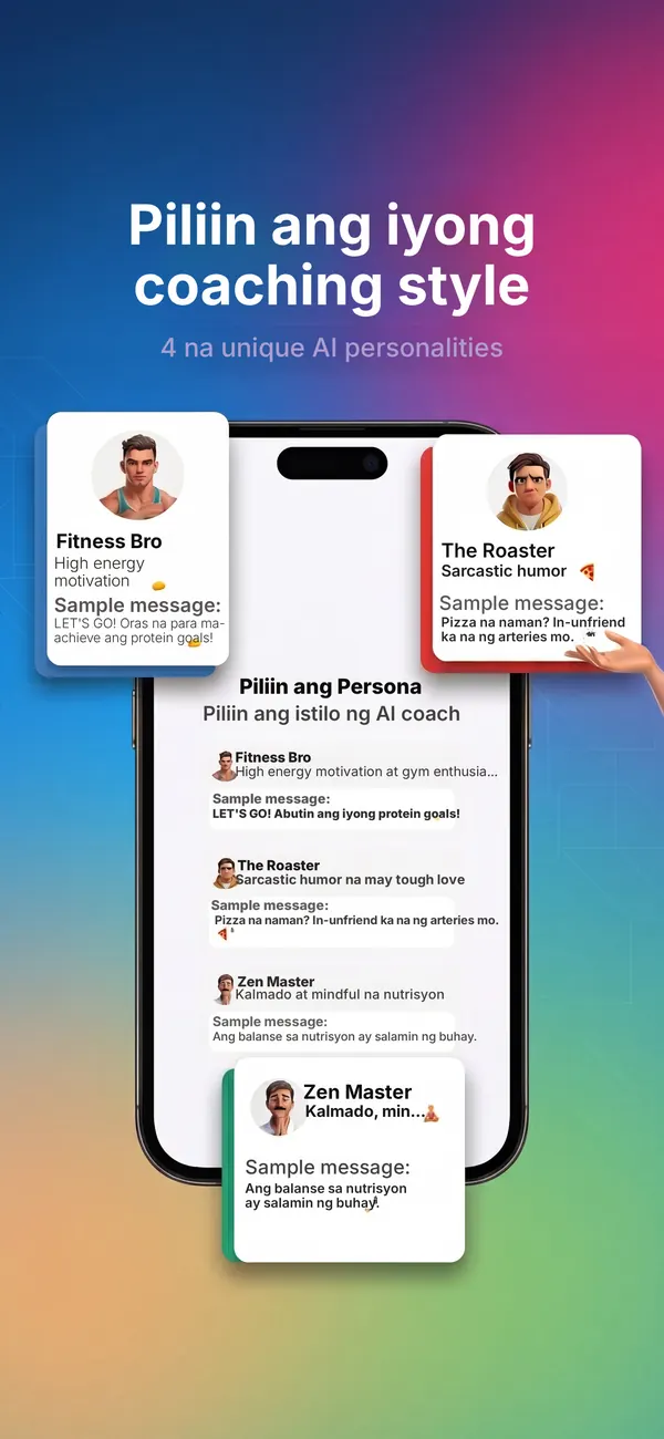 Pagpili ng personalidad ng coach sa Kaloria